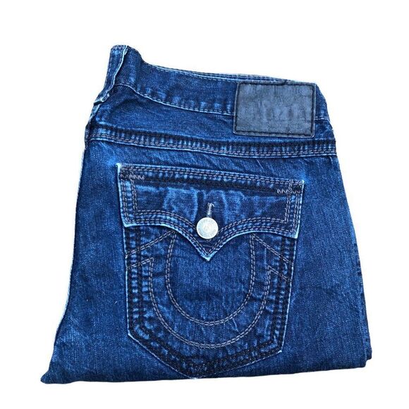 True Religion Jeans Size 40 RICKY BIG QT Blue - Picture 1 of 8